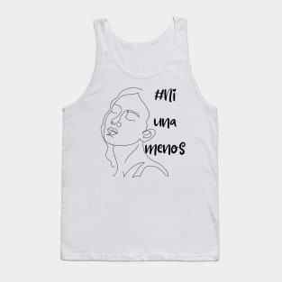 Ni una menos mujer Tank Top